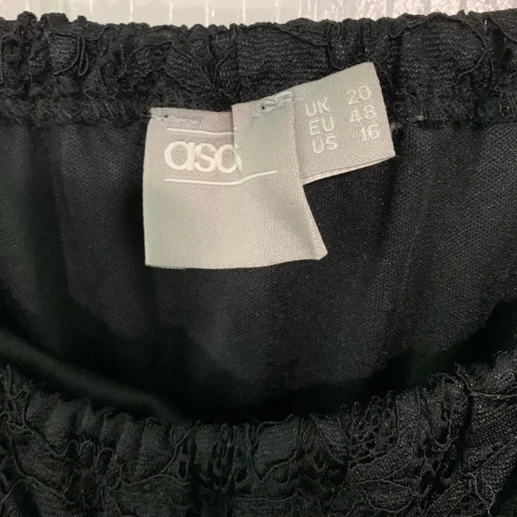 ASOS black lace dress - Picture 3 of 5